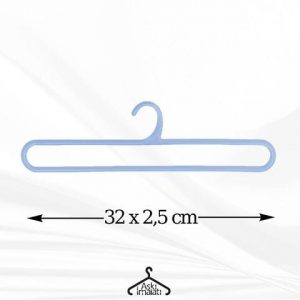 Şeffaf 32 cm plastik havlu ve perde askısı toptan