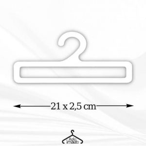 Plastik Beyaz Havlu Askısı 21cm