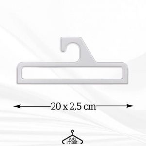 Plastik 20cm Beyaz havlu ve perde askısı toptan