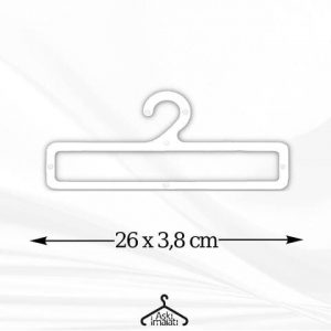 beyaz plastik havlu askısı 26cm toptan